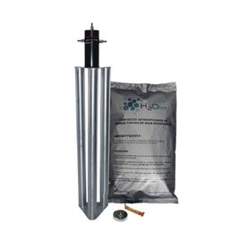 kit antivandalico de puesta a tierra de 100 amperes con electrodo filtro y compuesto h2ohm