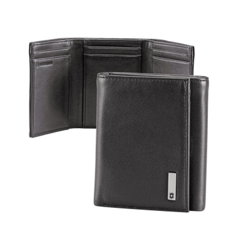 Cartera De Piel Con Compartimento Para Identificación