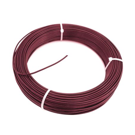 cable fotovoltaico rojo  6mm² 10awg  material cobre  2000v  rollo de 25 m