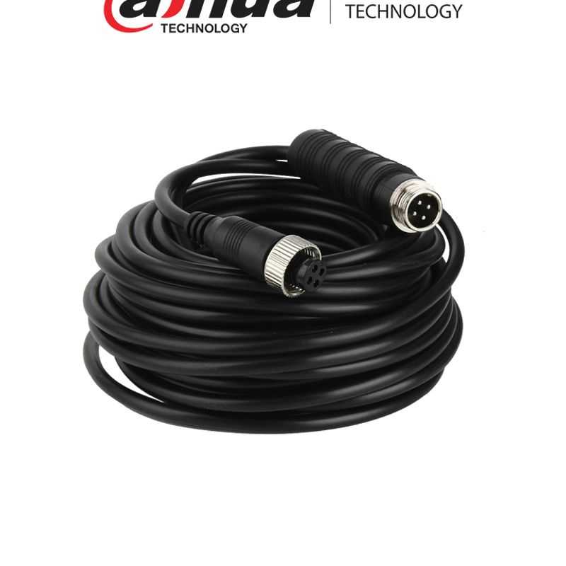 Dahua Mcnugxf4gxm412  Cable Extensor Tipo Aviación De 12 Metros/ Para Transmisión De Video Y Audio Analogico/ Conectores M12 Hem