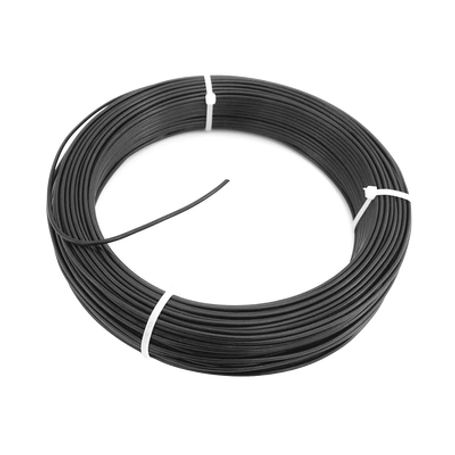 cable fotovoltaico negro  6mm² 10awg  material cobre  2000v  rollo de 25 m