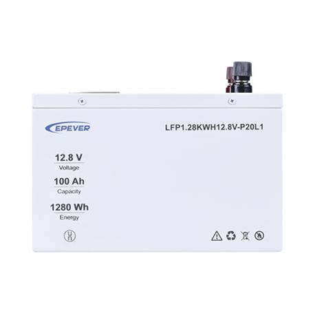 Bateria De Litio Lifepov12.8v 100ah 1.28kwh Pantalla Lcd