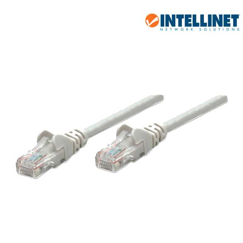 Intellinet 340427  Cable Patch / Cat 6 / 0.45m( 1.5f) / Utp Gris
