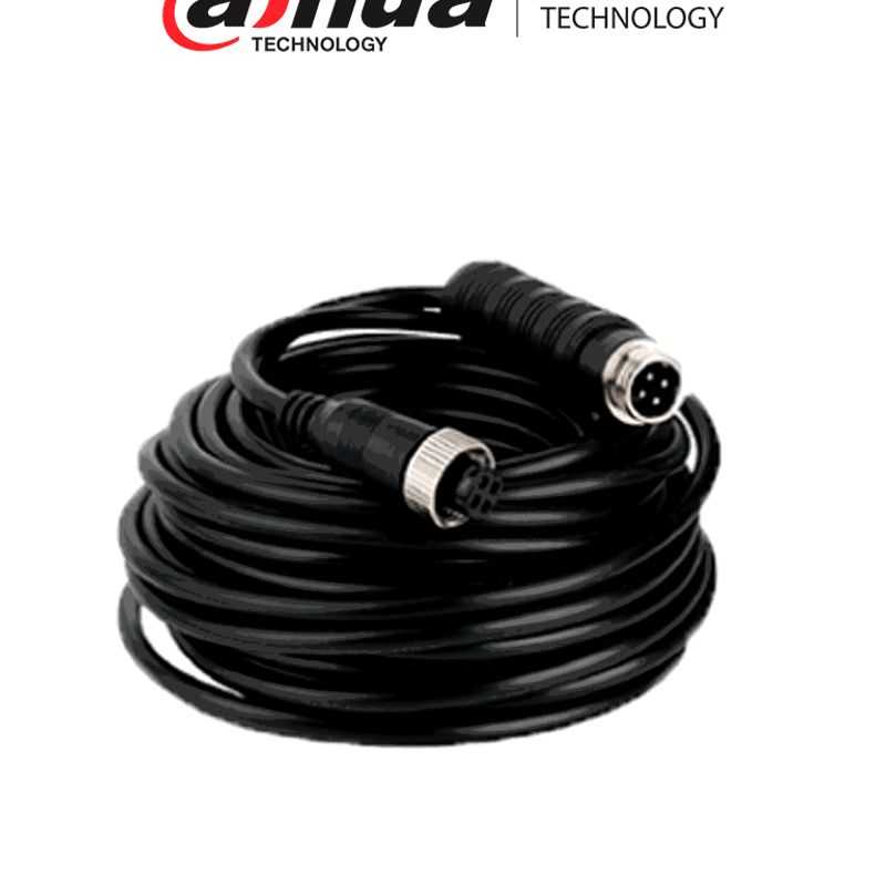 Dahua Mcnugxf4gxm43  Cable Extensor Tipo Aviación De 3 Metros/ Para Transmisión De Video Y Audio Analogico/ Conectores M12 Hembr