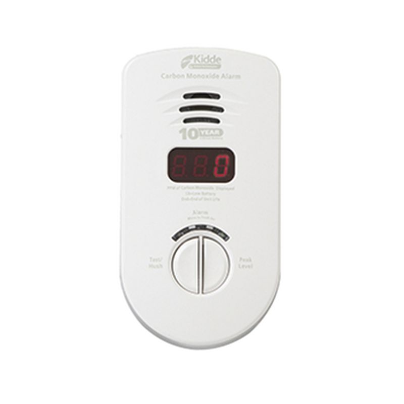 Alarma De Monoxido De Carbono 120 Ac │ Bateria 10 Anos │ Display