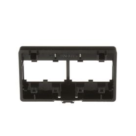 placa de mobiliario modular estándar salidas para 4 puertos minicom color negro178154