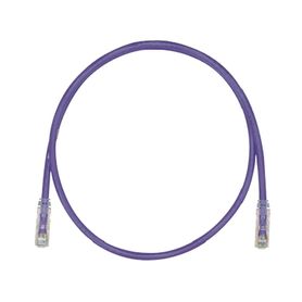 cable de parcheo tx6 utp cat6 24 awg cm color violeta 8 metros