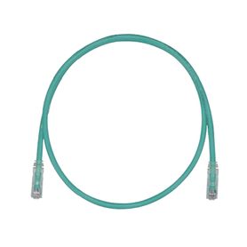 cable de parcheo tx6 utp cat6 24 awg lszh color verde 8 metros