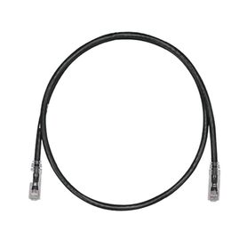 cable de parcheo tx6 utp cat6 24 awg lszh color negro 8 metros