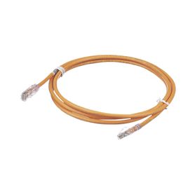 cable de parcheo tx6 utp cat6 24 awg cm color naranja 5 ft195916