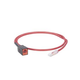 cable de prueba para plugs rj45 de terminación en campo mptl cat6a utp 1 metro color rojo