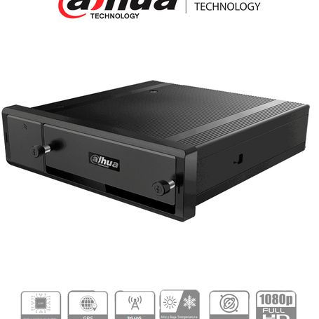 Dahua Dhimxvr4104gfi  Dvr Movil De 4 Canales Hdcvi 1080p4 Canales Ip/ H.265/ Gps/ 4g/ Soporta 1 Hdd 2.5 Pulgadas  1 Tarjeta Sd/ 