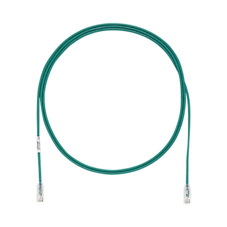 Cable De Parcheo Tx6 Utp Cat6 Diámetro Reducido (28awg) Color Verde 6ft 