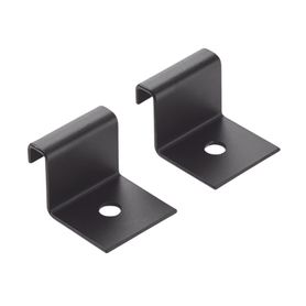 kit de soporte vertical a pared para charola tipo escalerilla de acero color negro