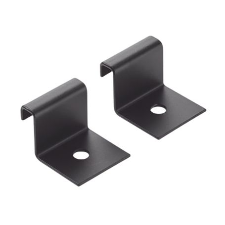 Kit De Soporte Vertical A Pared Para Charola Tipo Escalerilla De Acero Color Negro