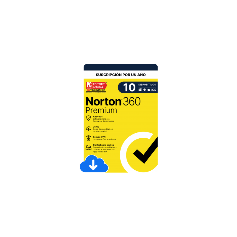 ESD Norton 360 Premium 10 Dispositivos 1 Año 21430698