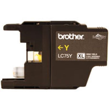 Cartucho BROTHER LC75Y Amarillo Inyección de tinta IDCARDKR2K 