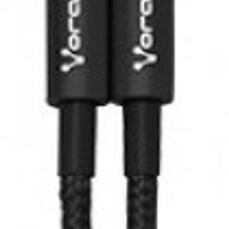 Cable Auxiliar. Vorago. CAB115 Negro 3.5mm 3.5mm 1 M IDCARDKR2K 