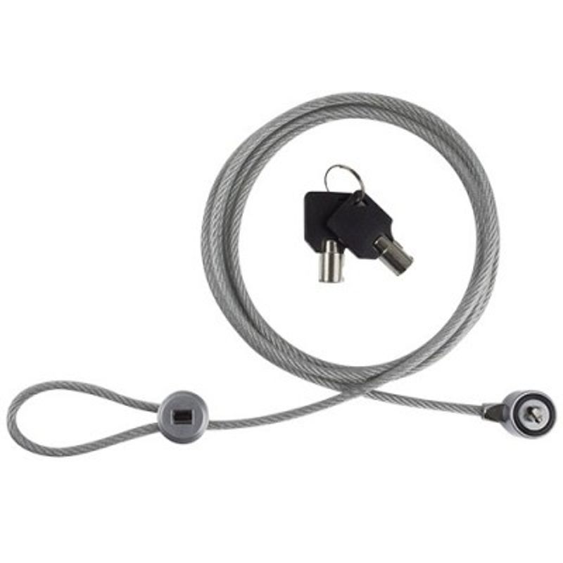 Candado para laptop (PC160076) Acero recubie PERFECT CHOICE PC160076 Llave Plateado Acero 2 m Laptops IDCARDKR2K 