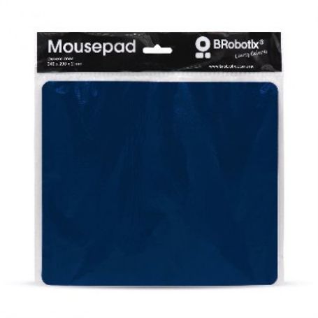 mouse pad ultra delgado azul marino con bolsa brobotix 695157