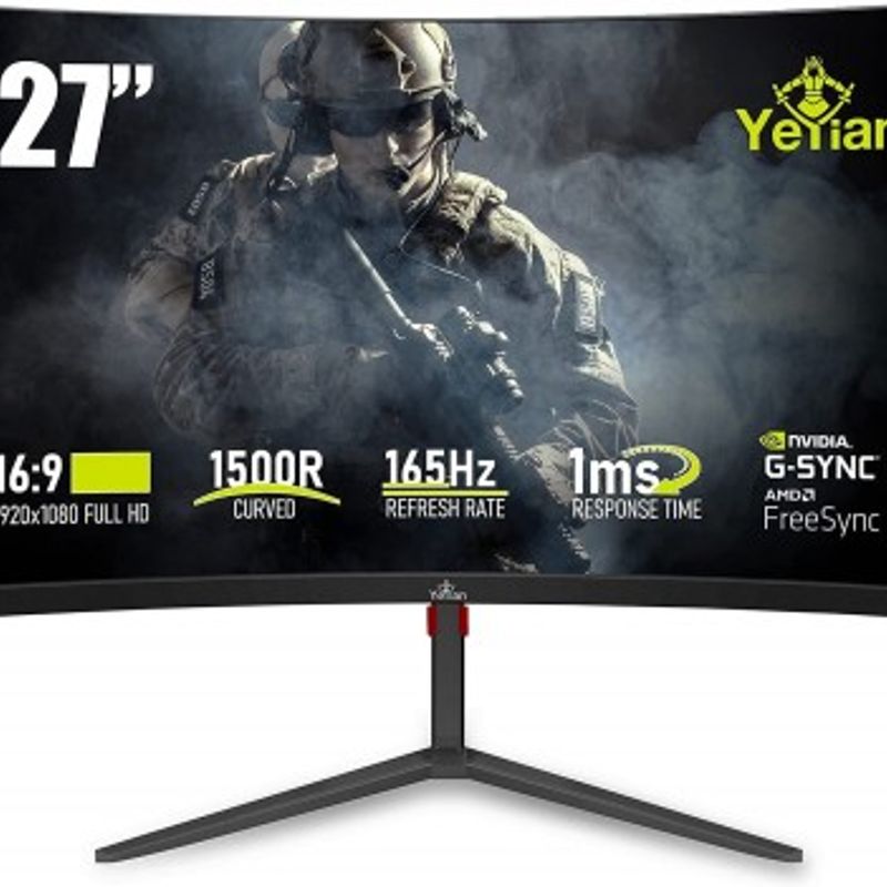 Monitor  Gaming  Yeyian YMC70102 27 pulgadas 1920 x 1080 Pixeles 1 ms IDCARDKR2K 