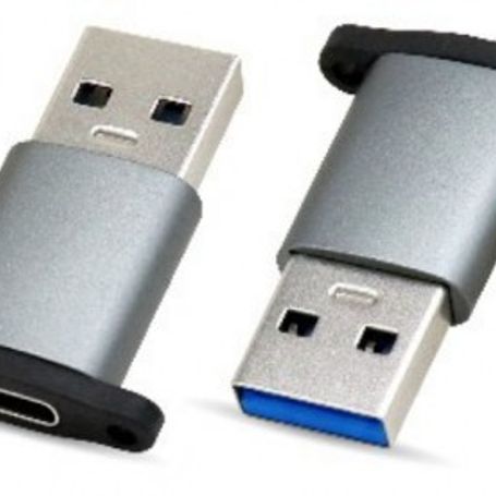 Adaptador USB V3.0 Tipo A Macho  a Tipo C Hembra BROBOTIX 6000342 IDCARDKR2K 