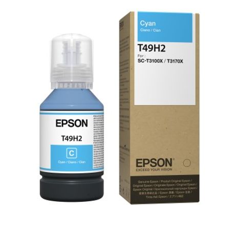 Botella de Tinta EPSON T49H200 Cian Sure Color T3170X Botella IDCARDKR2K 