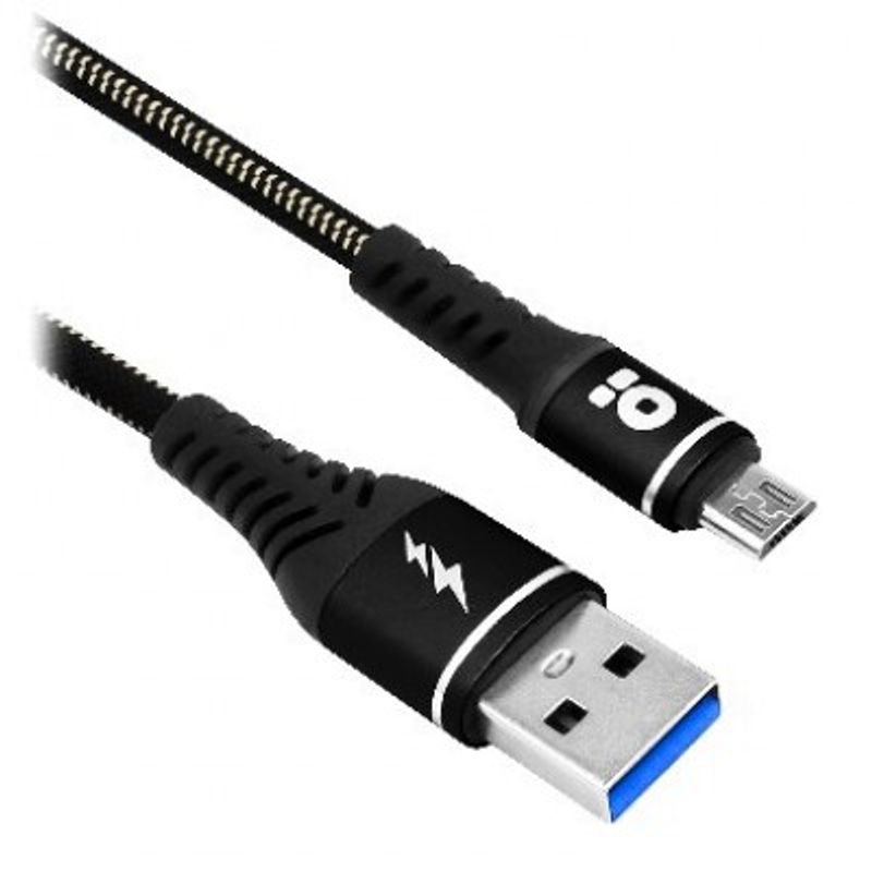 Cable USB V2.0 Tipo Micro B 1.0 M Denim Negro (6000724) Brobotix IDCARDKR2K 