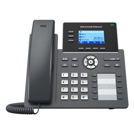 Teléfono IP Grandstream GRP2604P 3 lineas Negro IDCARDKR2K 