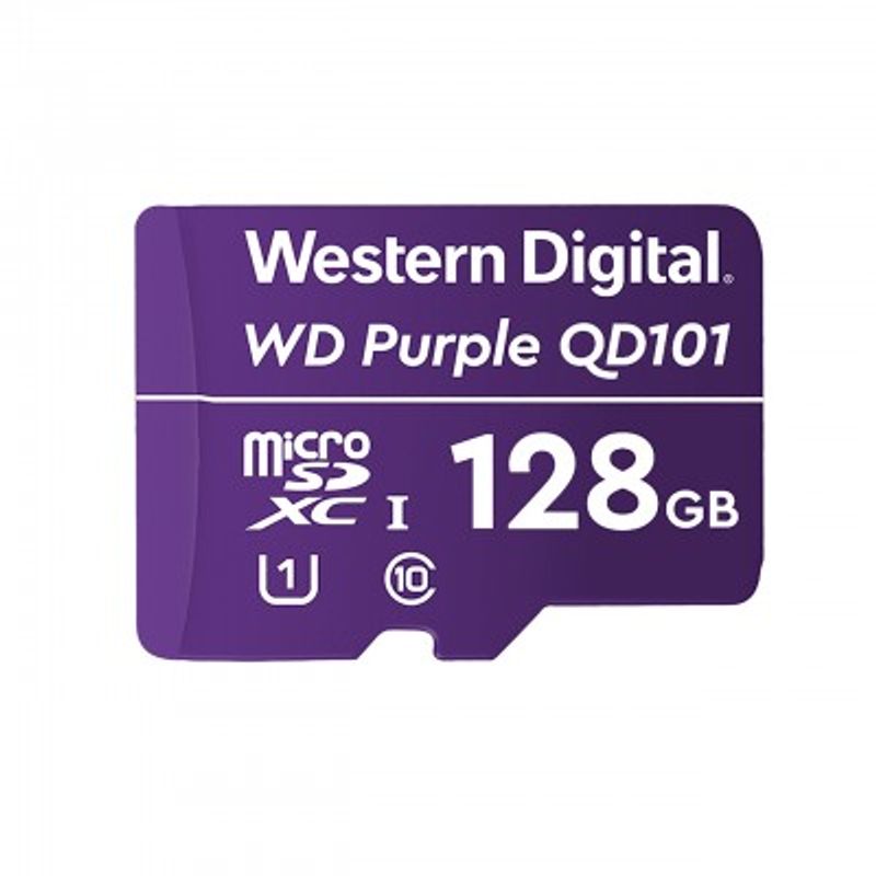 Memoria Micro SD WESTERN DIGITAL WDD128G1P0C 128 GB Morado Clase 10 IDCARDKR2K 