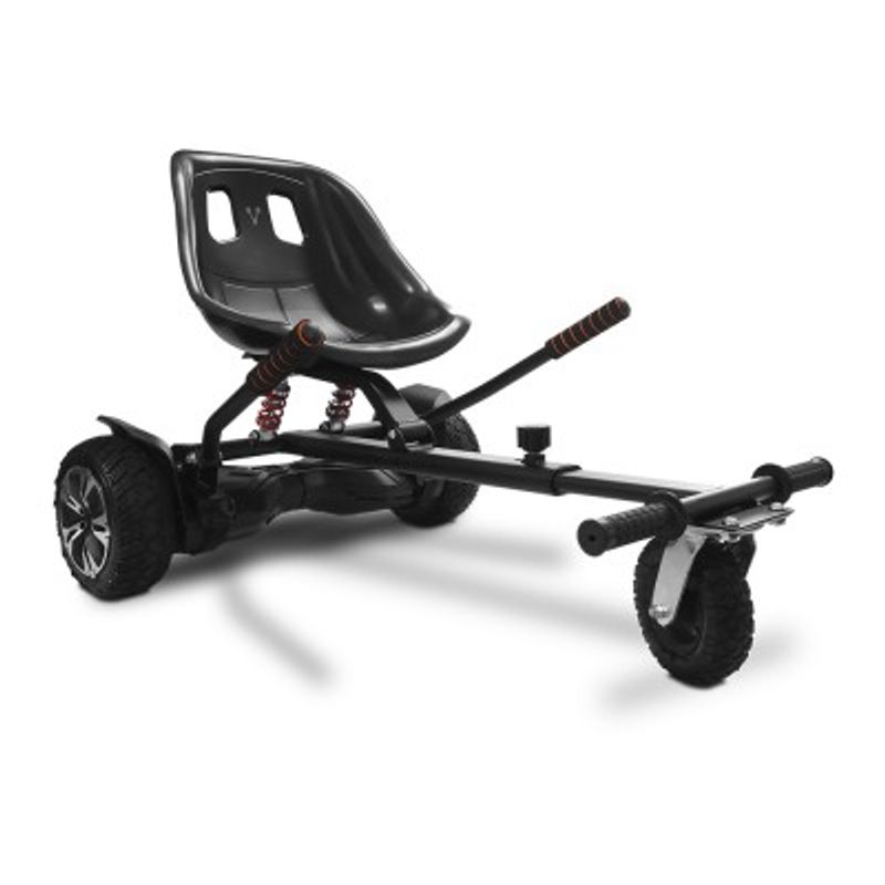 Patineta eléctrica Vorago. HB400 negra. Kit kart 8.5 IDCARDKR2K 