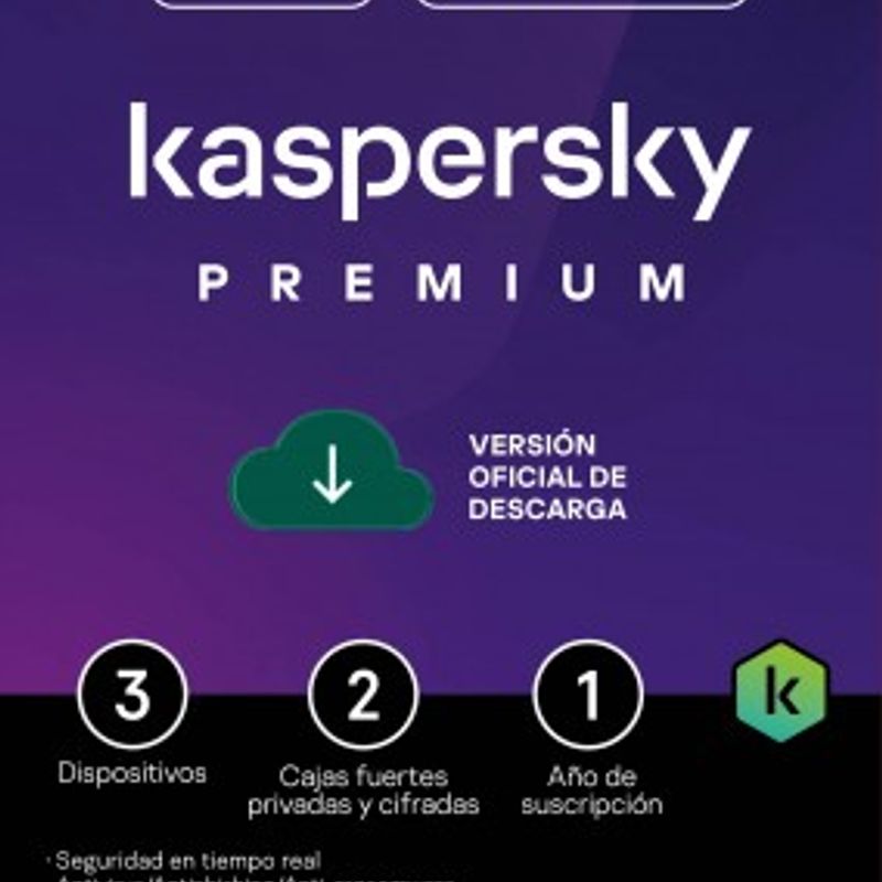 Kaspersky Premium 3 Dispositivos 1 Ano (Total Security)  IDCARDKR2K 
