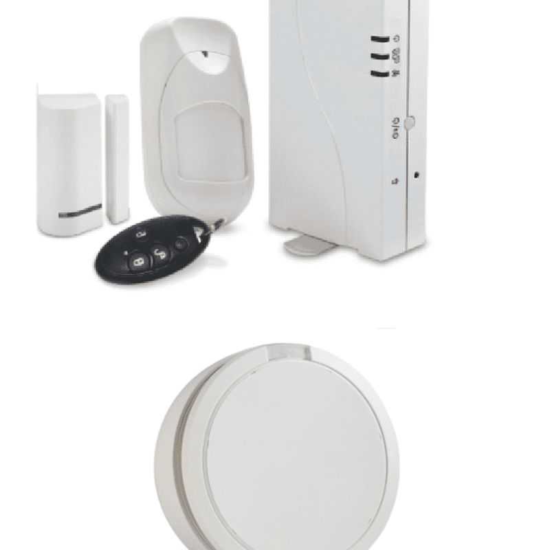 Risco Wicomm Fuego Pack  Paquete Que Incluye Panel Autocontenido Inalámbrico Wicomm Con Sensor De Movimiento  Contacto Magnético