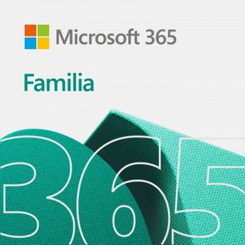 MICROSOFT 365 FAMILY  Licencia de suscripción ( 1 ano )  hasta 6 usuarios  uso NO comercial  ESD  32/64bit  Win 10   Mac   Andro