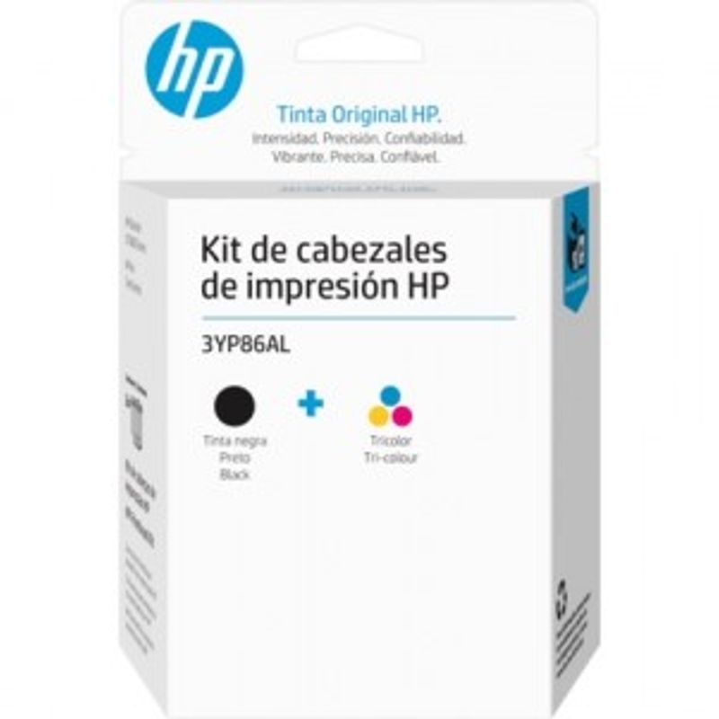 HP KIT CABEZAL 3YP86AL NEGRO/TRICOLOR    IDCARDKR2K 