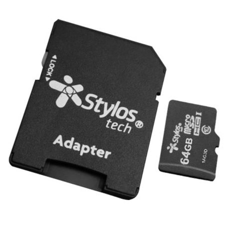 Memoria Micro SD 64GB STYLOS STMS641B. IDCARDKR2K 