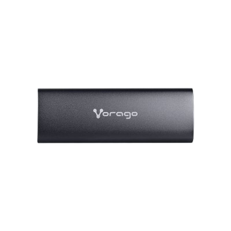 Enclosure. Vorago SDD400. Carcasa M.2 SATA NVME Soporta 2 TB USB C y USB A 3.1. IDCARDKR2K 