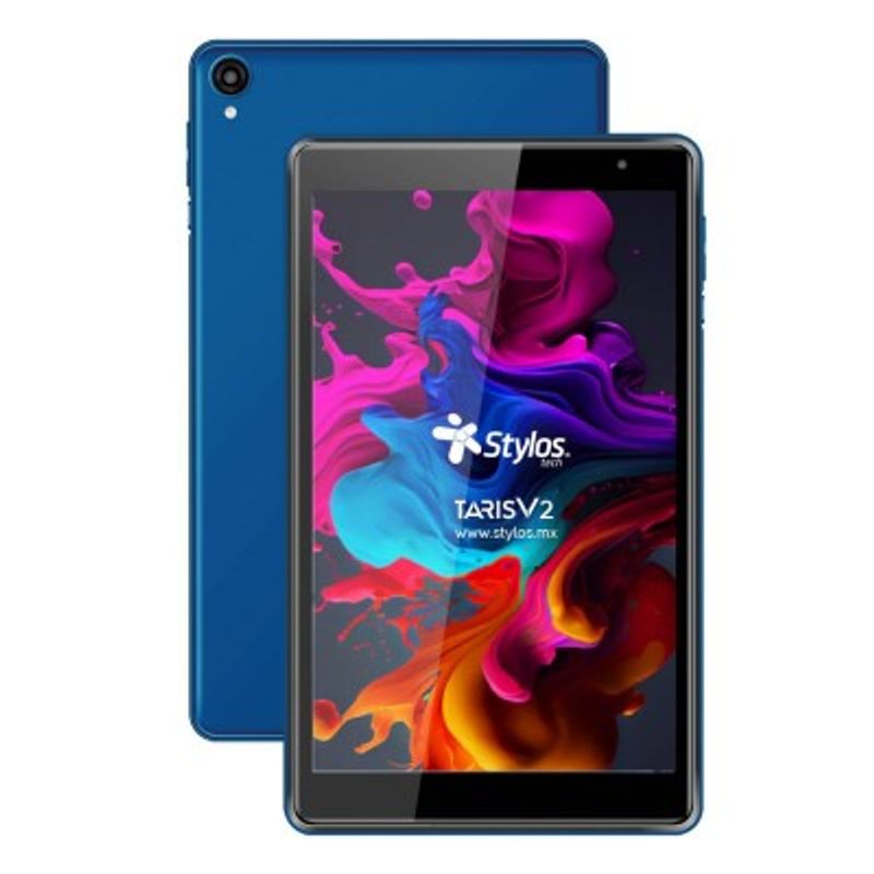 Tableta 8 pulgadas 232GB Azul con funda Stylos. STTA81A IDCARDKR2K 