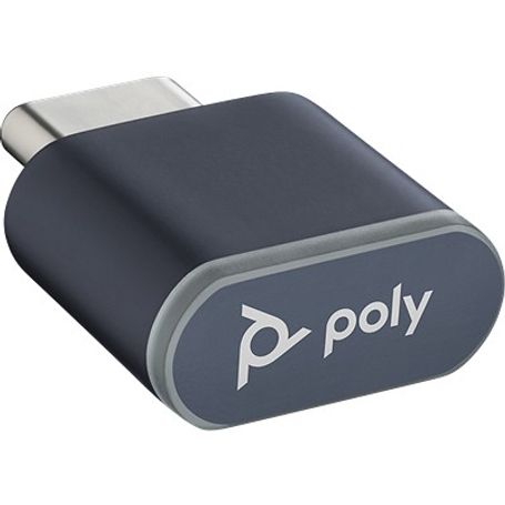 Adaptador USBC Plantronics Poly BT700 Spare 21787801 Bluetooth 5.1 hasta 50 mts. audio HD comp. serie Voyager comp.UC Softphones
