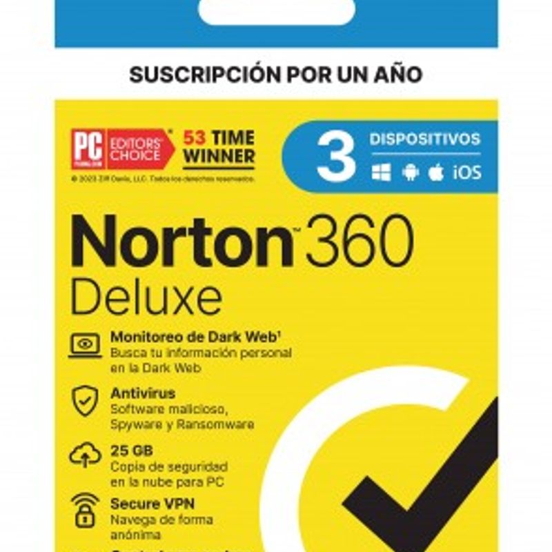 NORTON 360 DELUXE 3D 1A 21443383 IDCARDKR2K 