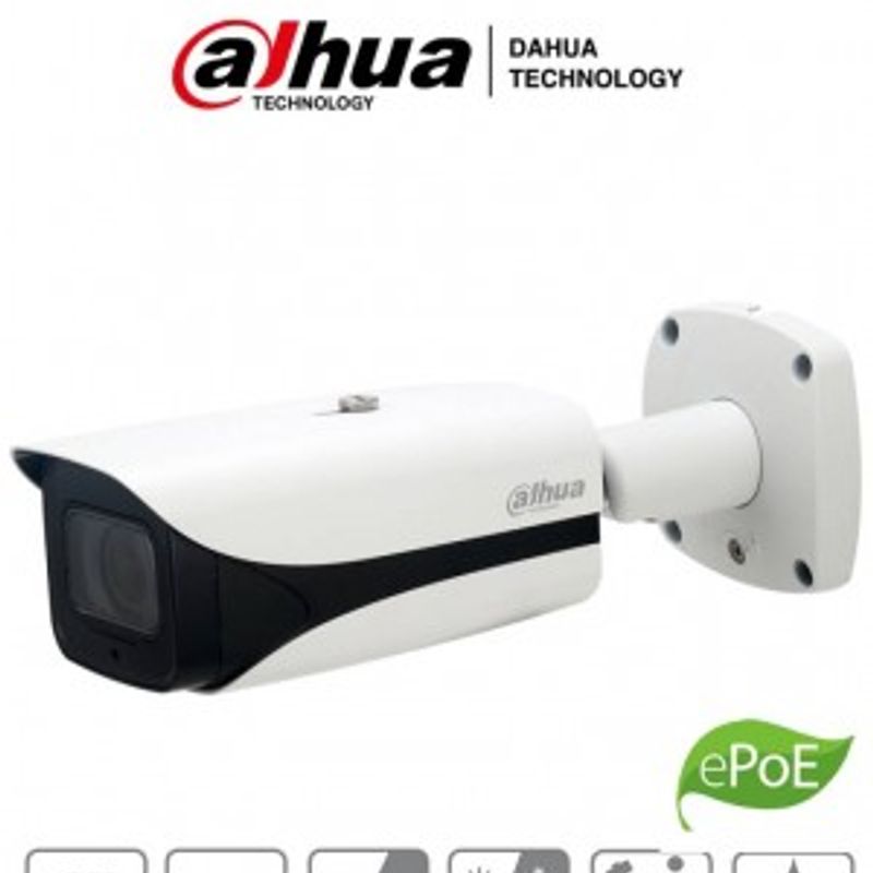 DAHUA IPCHFW5831ENZE  Cámara IP Bullet 4K Resolución de 8 MP/ Lente Mot. 2.7 a 12mm/ ∢ 110°40°/ IR 50 mts/ IA WizMind/ WDR/ H.26