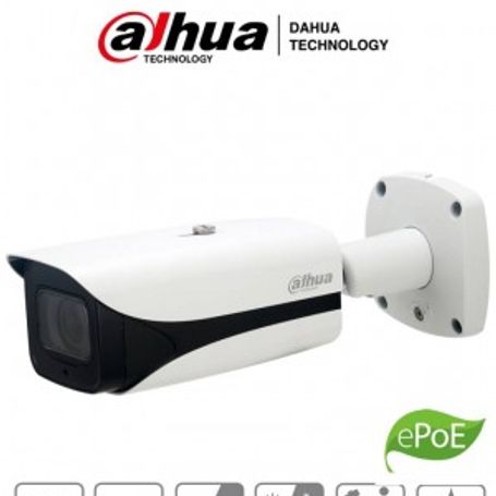 DAHUA IPCHFW5831ENZE  Cámara IP Bullet 4K Resolución de 8 MP/ Lente Mot. 2.7 a 12mm/ ∢ 110°40°/ IR 50 mts/ IA WizMind/ WDR/ H.26