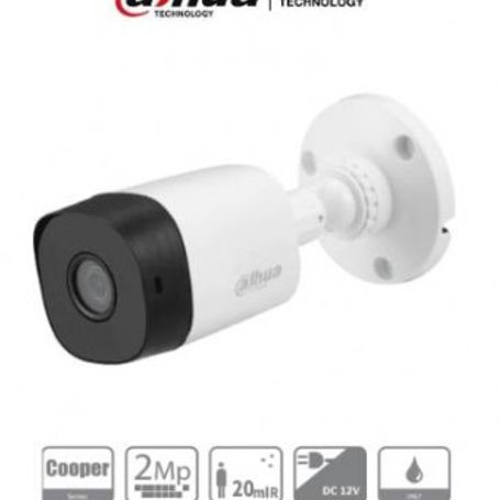Camara Bullet HDCVI 1080p/ 82 Grados de Apertura/ Lente de 3.6mm/ IR de 20 Mts/ IP67/ TVI AHD y CVBS IDCARDKR2K 