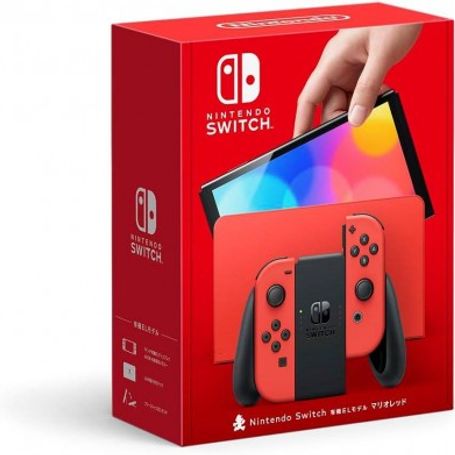 Nintendo Switch OLED Mario RED Edition. Version Internacional IDCARDKR2K 
