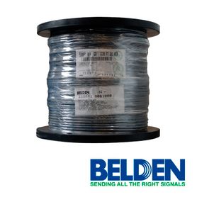 cable para seguridad y sonido belden 5500f1 0081000 forro pvc gris cm 2c22awg 2 conductores calibre 22 awg cobre estanado multi