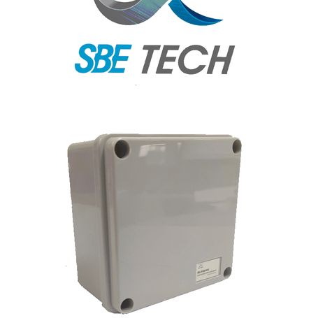 Sbetech Op10010050  Caja Plástica De Tapa Opaca / 100mm X 100mm X 50mm / Multiusos/ Grado De Protección Ip66 / Fabricado En Mate