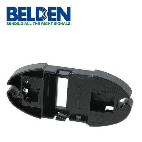 base de terminado belden ax101852 para conectores jack keyconnect y mdvo cat5e cat6 y cat6a