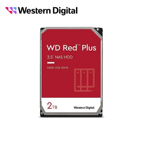 Dd Disco Duro Wd20efpx Wd Red Plus 3.5 Sata 2tb Cache 64mb 5400rmp Especial Para Almacenamiento Y Nas