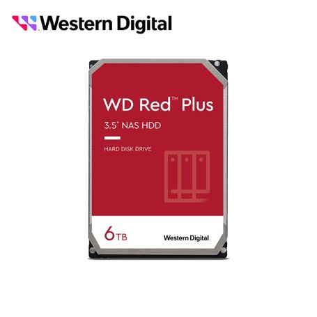dd disco duro wd60efpx wd red plus 35 sata 6tb cache 64mb 5640rmp especial para almacenamiento y nas