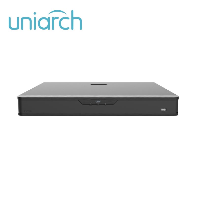 Dvr Uniarch Xvr30232q3h.265 36 Canales 8mp Lite 32 Ch Bnc  4ch Ip Salida Simultanea Hdmi Y Vga 2 Sata Con Hasta 8tb C/u 1 Rs485 